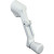 C.R. LAURENCE H3962 CRL White Universal Folding Handle