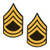 Army Sergeant First Class E_7 Sew on Rank