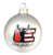 NASCAR Dale Earnhardt Sr Legend E Daytona Win Pose Silver Ball Christmas Ornament