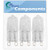 3_Pack W10709921 Microwave Light Bulb Replacement for Whirlpool YKHMS2040WS0 Microwave _ Compatible with W10208564 Bulb