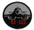B1_B BOMBER USAF PATCH _ Black White Red _ Veteran Owned Business