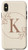 iPhone X XS Noble Monogram Initial Letter K Floral Pattern Case
