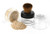 KABUKI JAR BRUSH  and  FOUNDATION _LIGHT_ Kit Mineral Makeup Full Size Set Bare Face Matte Sheer Powder Cover