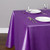 LinenTablecloth Rectangular Shantung Silk Tablecloth, 90 x 132, Purple