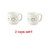[2 Cups Set] OSK Doraemon Plastic Cup Whtie CB-38