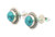 925 Sterling Silver Turquoise Post Stud Earrings _ Stone Gemstone Sterling Silver Stud For Girl Women Gift Jewellery