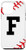 iPhone 12 mini Baseball Letter F Initial Gift Ball Player Gift for Guys Case