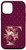 iPhone 12 12 Pro Maroon floral Initial Letter F monogram blush flowers Case