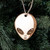 Ornament _ Alien _ Raw Wood 2.5x3in