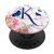 Blue Monogram Letter K Initial Butterfly PopSockets PopGrip  Swappable Grip for Phones  and  Tablets