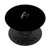 Rainbow Initial Letter F Heart Minimalist Black PopSockets PopGrip  Swappable Grip for Phones  and  Tablets