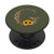 Leopard Animal Print Monogram Letter G Dark Olive Green PopSockets PopGrip  Swappable Grip for Phones  and  Tablets