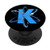 Initial Letter K Science Atom PopSockets Grip and Stand for Phones and Tablets