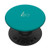 Rainbow Initial Letter K Heart Minimalist Teal PopSockets PopGrip  Swappable Grip for Phones  and  Tablets