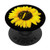 Cute Yellow Sunflower Flower Monogram with Letter F PopSockets PopGrip  Swappable Grip for Phones  and  Tablets