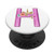 Monogram Unicorn Letter First Name Initial H PopSockets PopGrip  Swappable Grip for Phones  and  Tablets