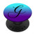 Aqua Teal Blue Ombre Gradient Monogram with Letter G PopSockets PopGrip  Swappable Grip for Phones  and  Tablets