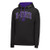 J America NCAA Kansas State Wildcats Men's Single Dye Arched School Name Twill Hoodie_ Large_ Black HTR Purple