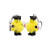 Fun Express _ Smile Face Graduation Porcupine K.c. for Graduation _ Apparel Accessories _ Key Chains _ Novelty Key Chains _ Graduation _ 12 Pieces