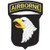 101st Airborne Division Patch Screaming Eagles _ Version D