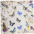 3dRose LLC 8 x 8 x 0.25 Inches Mouse Pad, Vintage Birds and Butterflies (mp_130391_1)