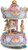 Musicbox Kingdom 14138 Carousel with Angel Bust Music Box Playing Blue Danube