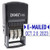 ZIGEL D50 Date Stamp with E_MAILED _ Self Inking Date Stamp _ Blue