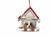 Cavalier King Charles Spaniel Brown Doghouse Christmas Ornament