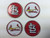 St. Louis Cardinals MLB Golf Ball Markers 4_Pack