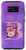 Galaxy S8 Lilac floral Initial Letter B monogram pink floral purple Case