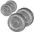 F_4 S J Phantom Resin Wheel Set _1 72 kit Accessory_