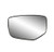 K Source Fits 08_12 Accord Left Driver Mirror Glass Heated w Rear Holder