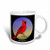 3dRose mug_25557_3 Birds Red Cardinal 2 On Black - Magic Transforming Mug, 11oz, Multicolored