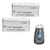 ValuePack (2 Count): Digital Replacement Camera and Camcorder Battery for Kodak KLIC8000, EASYSHARE Z612-Includes Lens Pouch