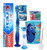 Dory Inspired 4pcs Bright Smile Oral Hygiene Bundle! Toothpaste_ Flashing Light Toothbrush_ Flossers  and  Mouthwash Rinse Cup! Plus Bonus Timer_ stickers  and  Tooth Necklace As Visual Aid Reminder! 
