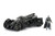 DC Comics Batman 2015 Arkham Knight Batmobile & Batman Metals Die-cast collectible toy vehicle with figure
