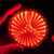 3D Car Tail Logo LED Light Badge Lamp Emblem Sticker Car Decoration Led Logo Light for Benz _red_