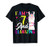 I Am 7 Years Old And Llamazing Llama 7th Birthday T_Shirt