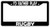 Dots Gifts I'd Rather Play Rugby Black Plastic License Plate Frame DG