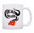 Cute Kawaii Jack_O_Lantern Dark Humor Dead Inside Halloween Themed Coffee Mug Tea Cup White