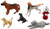Bachmann Trains _ FIGURES _ DOGS with FIRE HYDRANT _6pcs pk_ _ O Scale