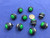 10 Pieces Green N o 12mm Round Momentary Push Button Switch 3a 250vac C2