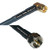 3 feet RG58 RP_SMA Male Angle to F Male RF Pigtail Coaxial Cable