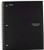 Five Star Spiral College Ruled Notebook_ 5 Subject_ Wired Note Book with Pockets_ 200 Lined Sheets_ Writing Journal for College Students or K_12_ 11 inch  x 8_1 2 inch _ Black _72081_