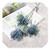 Dreamture Flocked Leucospermum Artificial Flowers for Wedding Decoration Flores artificiales Plastic Fake Flower Plant _F_