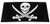 K's Novelties Set 6 Jolly Roger Pirate Calico Jack Rackham Decal Bumper Sticker