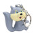 E_House Pop Keychain Gifts Keychains for Women Cartoon Squirrel Keychain LED Light Sound Key Ring Holder Hanging Decoration _ Grey