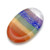 CrystalTears Chakra Worry Stone 7 Chakra Healing Crystal Oval Pocekt Palm Stone Polished Thumb Stone for Anxiety Meditation Crystal Therapy