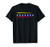 Venezuela 7 big stars flag minimalist T_Shirt