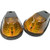 LPUSA _ CLOSE OUT _ Flush Mount I Lockhart Phillips Flush Mount D F Turn Signals _ Running Lights _ Carbon Amber _ Dual Filament